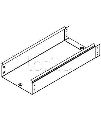 Лоток неперфорированный металлический 200х100мм L 2000 DKC 35113 в Коврове Кабельные лотки Pintop.ru