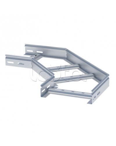 Угол 90 град. горизонтальный для лестничного лотка 100x400 мм EKF (glt90100400) в Коврове Аксессуары для лотков Pintop.ru