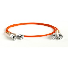 Патч-корд волоконно-оптический Hyperline FC-D2-50-FC/PR-ST/PR-H-15M-LSZH-OR