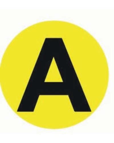 Наклейка B d=20мм EKF PROxima (an-2-9-1) в Коврове Аксессуары для стоек и шкафов Pintop.ru