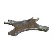 Ответвитель X-образный горизонтальный плавный Hyperline RST-CXS-50-50-0,8-R100-SZ