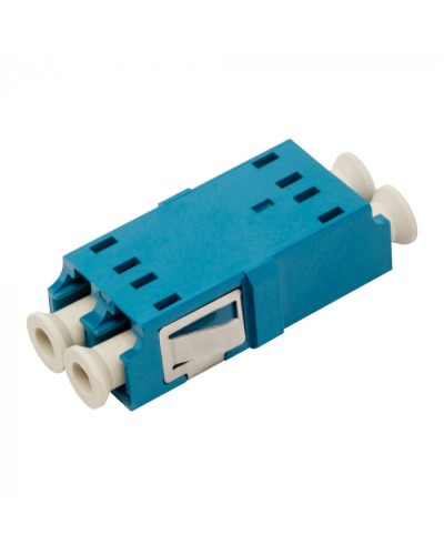 Адаптер оптический LC, SM, корпус SC без фланцев, дуплексный LANMASTER (LAN-2LCS/NF-AM-SM) в Коврове Проходные адаптеры и розетки оптические Pintop.ru