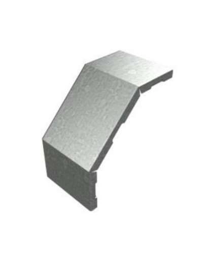 Крышка угла вертикального внешнего 90° 500х15 (1,0) для лестничного лотка ПожТехКабель (651-444) в Коврове Аксессуары для лотков Pintop.ru