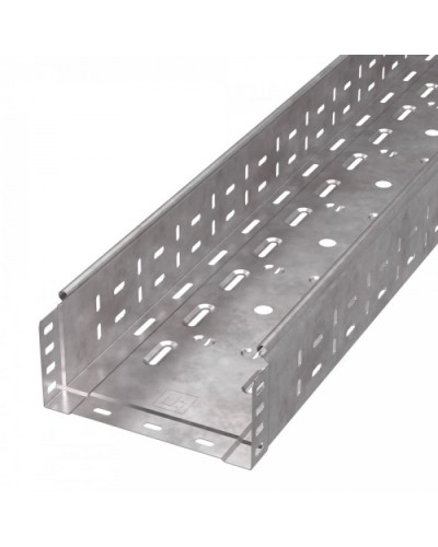 Лоток перфорированный Стандарт HDZ 200х100х3000 (0,8 мм) (6 м/уп) Промрукав (PR16.1232) в Коврове Кабельные лотки Pintop.ru