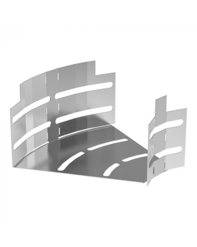 Угол горизонтальный изменяемый 0-45 градусов Стандарт INOX (AISI 304) 150х80 Промрукав (PR16.3588) в Коврове Аксессуары для лотков Pintop.ru