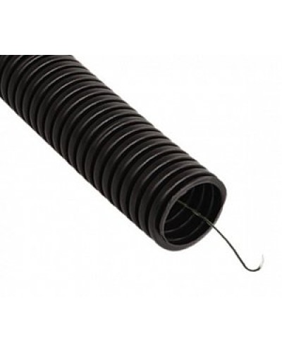 Труба гофрированная ПВХ легкая 350 Н черная с/з д16 (100 м/5500 м уп/пал) Промрукав (PR01.0053) в Коврове Труба гофрированная Pintop.ru