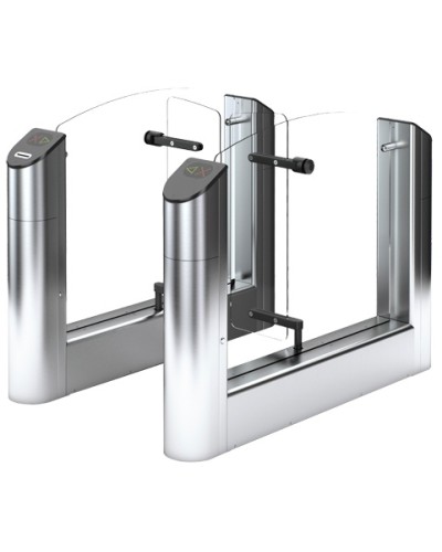 Гибрид центрального модуля турникета с картоприемником с высокими створками Oxgard Praktika T-04-GCMТК-660/900 (Mifare) в Коврове Турникеты Pintop.ru