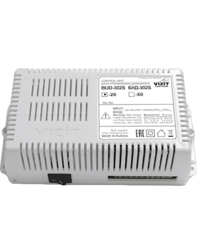 Блок управления и питания Vizit БУД-302S-20 в Коврове Блоки управления многоабонентные Pintop.ru