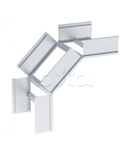 Угол 90 градусов вертикальный внешний лестничный усиленный 150x800 мм (2 мм) HDZ EKF (voltp90150800-2-HDZ) в Коврове Аксессуары для лотков Pintop.ru