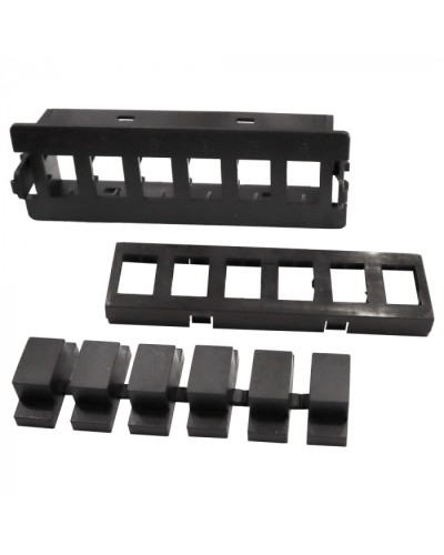 Вставка на 6 MPO адаптеров на место MPO кассеты LANMASTER (LAN-MCSP-6MPO) в Коврове Патч-корды оптические Pintop.ru