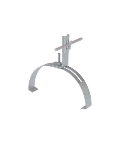 Держатель зажимной для фигурного конька для прутка Ø 5-8 мм КМ-Профиль (DFKZ-D5-8) в Коврове Монтажные материалы Pintop.ru