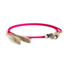 Патч-корд волоконно-оптический Hyperline FC-D2-504-SC/PR-ST/PR-H-15M-LSZH-MG