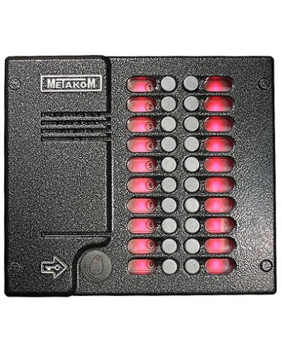 Блок вызова домофона Метаком MK20.2-RFEV в Коврове Вызывные видеопанели малоабонентные Pintop.ru