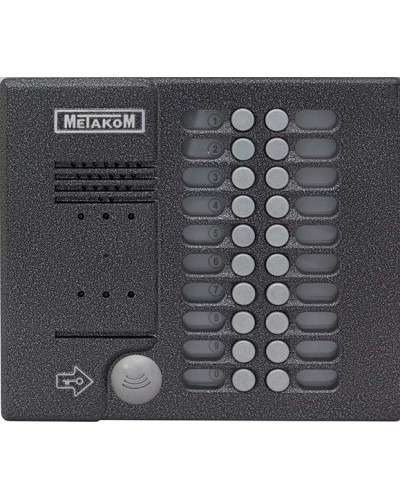 Блок вызова домофона Метаком MK20.2-MFEVN в Коврове Вызывные видеопанели малоабонентные Pintop.ru