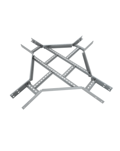 Х-разветвитель лестничный 100х150х1,5 мм Быстрый монтаж HD КМ-Профиль (LXDS100-150-1.5 HD) в Коврове Аксессуары для лотков Pintop.ru