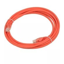 Патч-корд RJ45 - RJ45, 4 пары, UTP, категория 5е, 1.5 м, оранжевый, LSZH LANMASTER LAN-PC45/U5E-1.5-OR