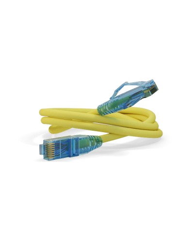 Патч-корд U/UTP Hyperline PC-LPM-UTP-RJ45-RJ45-C6-10M-LSZH-YL в Коврове Патчкорды (медные) Pintop.ru