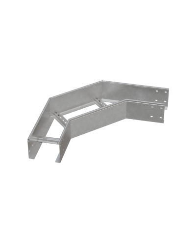 Угол лестничный горизонтальный 90 гр. 150х600х1,2 мм HD85 N КМ-профиль (LGL90-150-600-1.2 HD85 N) в Коврове Аксессуары для лотков Pintop.ru