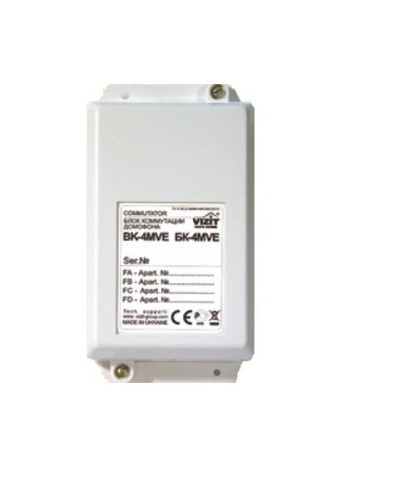 Блок коммутации домофонов Vizit БК-4MVE в Коврове Блоки управления многоабонентные Pintop.ru