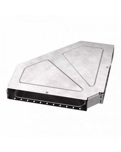 Угол горизонтальный 90 градусов с крышкой Стандарт 600х100 Промрукав (PR16.0630) в Коврове Аксессуары для лотков Pintop.ru