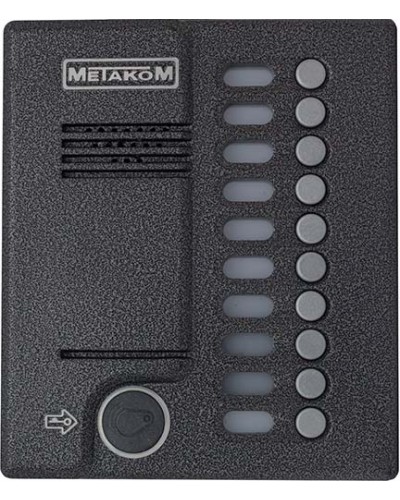 Блок вызова домофона Метаком MК10.2-RFEN в Коврове Вызывные аудиопанели малоабонентные Pintop.ru