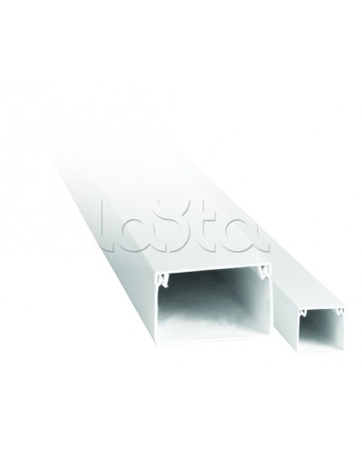 Канал кабельный (80х40) (24 м) белый EKF Basic (kk-80-40-basic) в Коврове Аксессуары для кабель-канала Pintop.ru