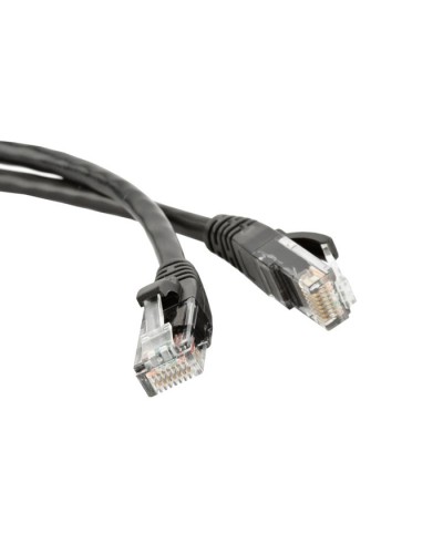 Патч-корд RJ45 - RJ45, 4 пары, UTP, категория 5е, 0.5 м, черный, LSZH LANMASTER LAN-PC45/U5E-0.5-BK в Коврове Патчкорды (медные) Pintop.ru