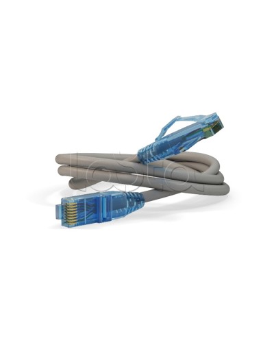 Патч-корд RJ45-RJ45, 4 пары, UTP, кат.6, LSZH (2м) Hyperline PC-LPM-UTP-RJ45-RJ45-C6-2M-LSZH-GY в Коврове Патчкорды (медные) Pintop.ru