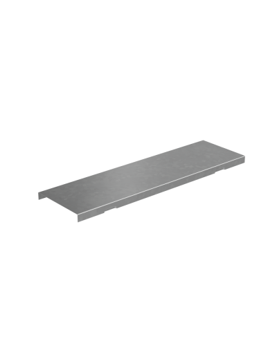 Крышка на вертикальный Т-ответвитель переходник 100-500 мм с разворотом трассы на 90 гр. ПЛЮС (нижняя часть больше исходной) КМ-Профиль (KTDPVplus90-100-500) в Коврове Аксессуары для лотков Pintop.ru