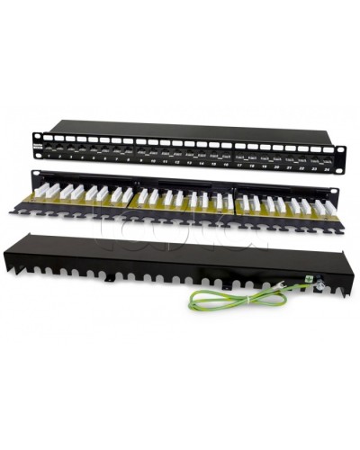 Патч-панель Hyperline PP2-19-24-8P8C-C6A-110D в Коврове Патч панель Pintop.ru