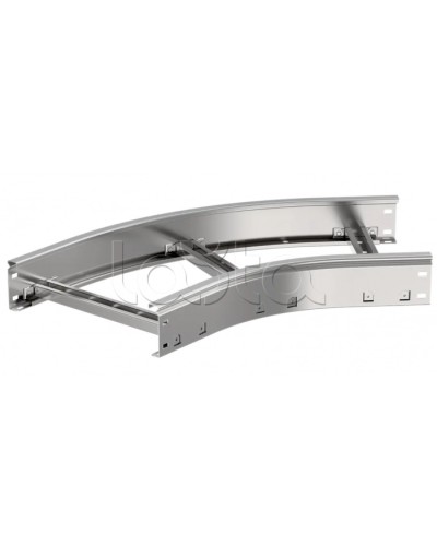 Поворот лестничный LESTA 45град 55х300мм R300 IEK (CPG04-4-45-055-300) в Коврове Аксессуары для лотков Pintop.ru