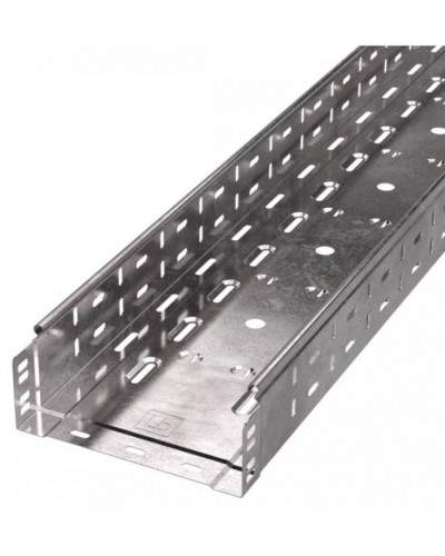 Лоток перфорированный Стандарт 200х80х3000 (0,8 мм) (6 м/уп) Промрукав (PR16.0009) в Коврове Кабельные лотки Pintop.ru