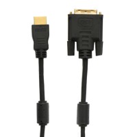 Шнур HDMI - DVI-D gold 3 м с фильтрами (10шт/уп) REXANT 17-6305