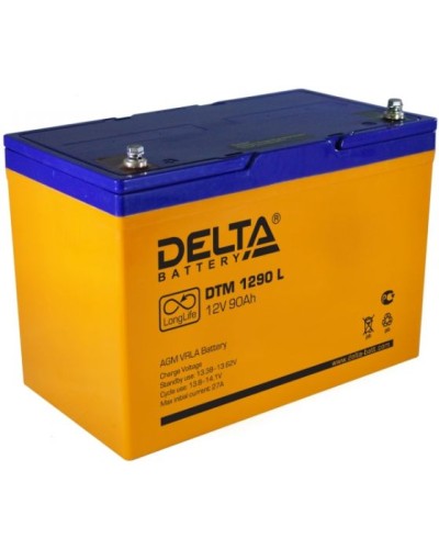 Аккумулятор свинцово-кислотный Delta DTM 1290 L в Коврове Электротехническое оборудование Pintop.ru