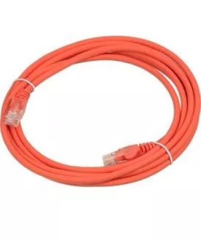 Патч-корд RJ45 - RJ45, 4 пары, UTP, категория 5е, 3 м, оранжевый, LSZH LANMASTER LAN-PC45/U5E-3.0-OR в Коврове Патч-корды и пигтейлы Pintop.ru