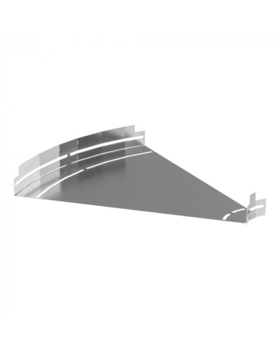 Угол горизонтальный изменяемый 0-45 градусов Стандарт INOX (AISI 304) 500х50 Промрукав (PR16.3599) в Коврове Аксессуары для лотков Pintop.ru