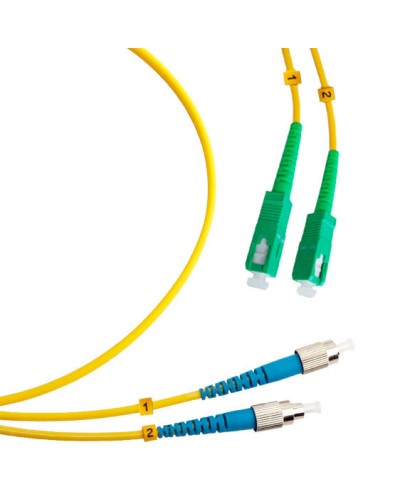 Шнур оптический duplex SC/APC-FC/UPC 9/125 sm 1,5м LSZH Cabeus FOP(d)-9-SC/APC-FC/UPC-1,5m в Коврове Патч-корды оптические Pintop.ru