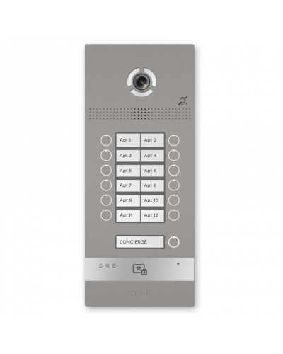 Вызывная панель BAS-IP BI-12FBI SILVER в Коврове Вызывные видеопанели малоабонентные Pintop.ru