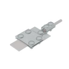 Универсальный контрольный соединитель полоса до 30 мм пруток Ø 5-8 мм CU КМ-Профиль (UKS-B30-D5-8 CU)