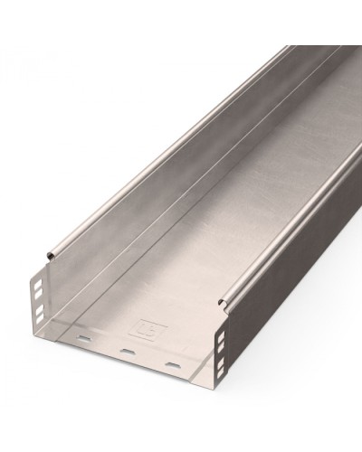 Лоток неперфорированный Стандарт INOX (AISI 409) 200х80х3000 (0,8 мм) (6 м/уп) Промрукав (PR16.2396) в Коврове Кабельные лотки Pintop.ru