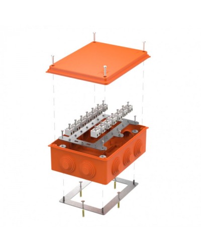 Коробка огнестойкая для о/п 40-0320-FR2.5-28 Е15-Е120 200х150х75 RAL2004 (5 шт/уп) Промрукав 40-0320-FR2.5-28 в Коврове Распределительные коробки Pintop.ru