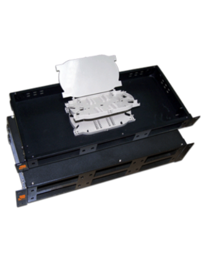 Кросс оптический 19 стоечный на 6 адаптерных панелей, 2U, с 4-мя сплайс-кассетами LANMASTER LAN-FOBM-RM-6P в Коврове Кросс оптический Pintop.ru