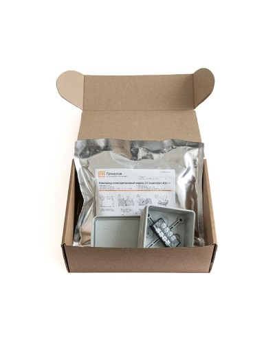 Коробка распред. двухкомп. (HF) 80х80х40 серая Промрукав (PR80.0174) в Коврове Распределительные коробки Pintop.ru