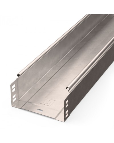 Лоток неперфорированный Стандарт INOX (AISI 409) 150х80х3000 (0,7 мм) (6 м/уп) Промрукав (PR16.2393) в Коврове Кабельные лотки Pintop.ru