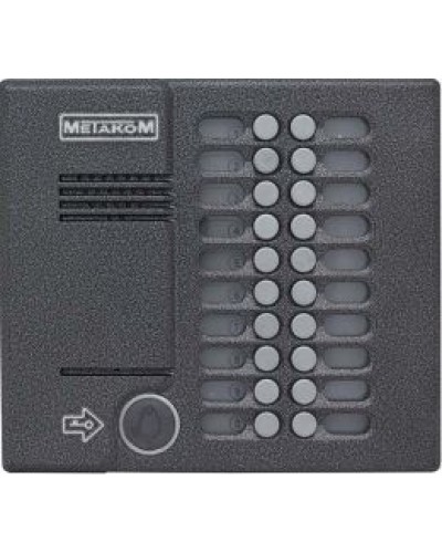Блок вызова домофона антивандальный Метаком MK20.2-RFEVN в Коврове Блоки вызова многоабонентные Pintop.ru