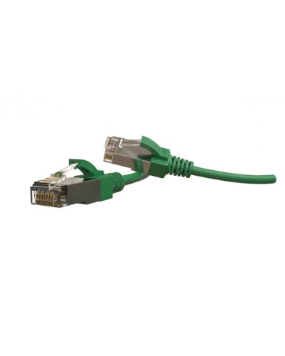Патч-корд S/FTP Hyperline (PC-LPT-SFTP-RJ45-RJ45-C6-5M-LSZH-GN) в Коврове Патчкорды (медные) Pintop.ru
