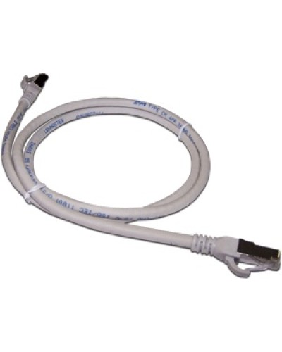 Патч-корд RJ45 - RJ45, 4 пары, FTP, категория 6A, 5 м, серый LANMASTER LAN6A-S45-45-5.0-GY в Коврове Патчкорды (медные) Pintop.ru