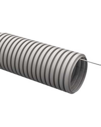 ELASTA Труба гофр. ПВХ d=20мм с зондом (25м) IEK (CTG20-20-K41-025I) в Коврове Труба гофрированная Pintop.ru