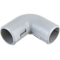 CI16G Угол 90 гр.(2част.), без галогена, для труб D16мм, цвет чёрный (1уп = 50шт) Экопласт (41216-50HF-BL)