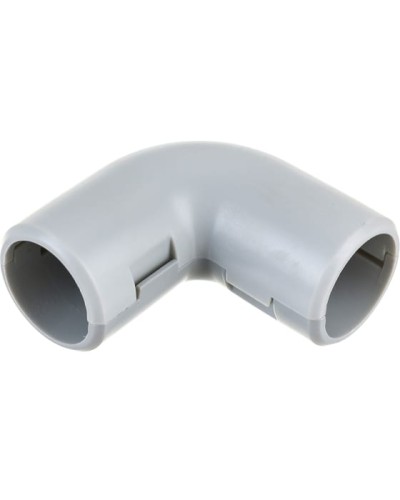 CI16G Угол 90 гр.(2част.), без галогена, для труб D16мм, цвет белый (1уп = 50шт) Экопласт (41216-50HF-W) в Коврове Повороты, муфты, тройники Pintop.ru